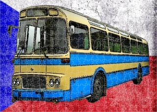 Moon River Puzzle s autobusem Karosa ŠL 11  