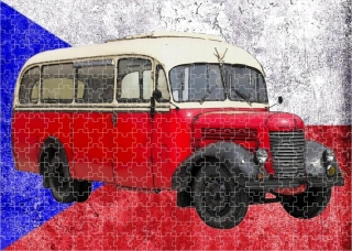 Moon River Puzzle s autobusem Praga RND 