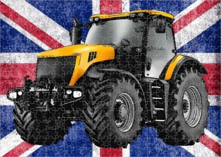 Moon River Puzzle s traktorem  JCB 7230  
