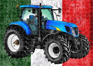 Moon River Puzzle s traktorem  NEW HOLLAND  