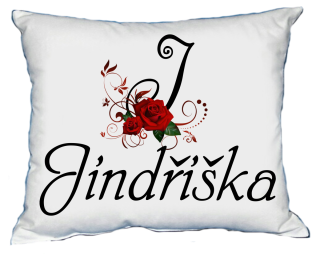 Moon River JINDŘIŠKA polštář s dámským jménem 30x40 cm