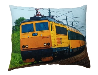 Moon River Polštářek s vlakem lokomotivou REGIOJET  120 velikost 33x43 cm