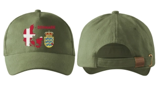 kšiltovka s vlajkou DÁNSKA khaki
