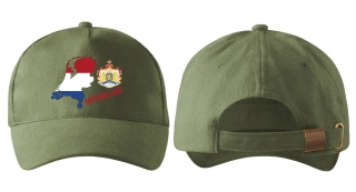 kšiltovka s vlajkou HOLANDSKA khaki