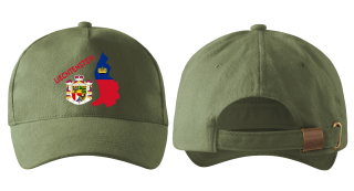kšiltovka s vlajkou LICHTENŠTEJNSKO khaki