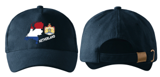 kšiltovka s vlajkou HOLANDSKA navy modrá