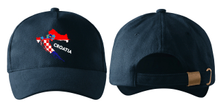 kšiltovka s vlajkou CHORVATSKA navy modrá