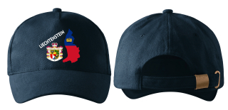kšiltovka s vlajkou LICHTENŠTEJNSKO navy modrá