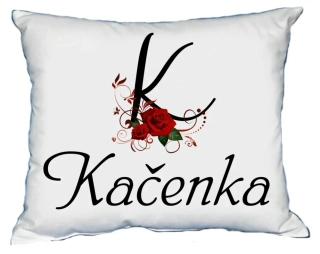 Moon River KAČENKA polštář s dámským jménem 30x40 cm 