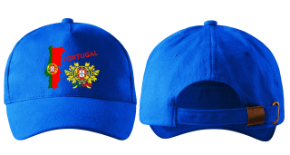 kšiltovka s vlajkou PORTUGALSKA modrá