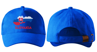 kšiltovka s vlajkou SLOVENSKA modrá