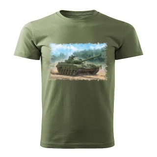 Vojenské tričko s tankem T-72