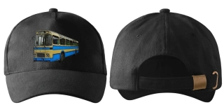 kšiltovka s autobusem Karosa ŠL11 černá 