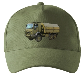 kšiltovka vojenská army nákladní auto České výroby  khaki