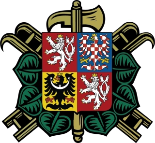 Moon River Hasičské logo erb samolepka  6x6 cm