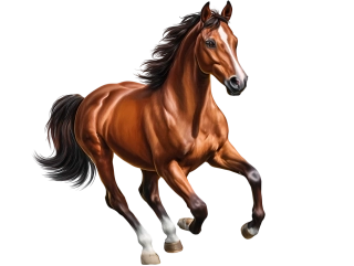 Moon River samolepka s koněm , kůň  III 5x5 cm