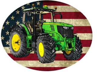 Nažehlovačka John Deere 6210R