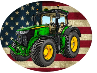 Nažehlovačka John Deere 7250R