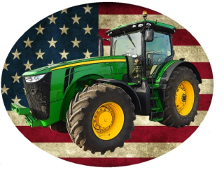 Nažehlovačka John Deere 8320R