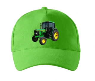 Moon River John Deere 6400 kšiltovka s traktorem  zelená 
