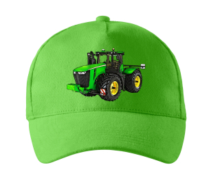 Moon River John Deere 9560R kšiltovka s traktorem zelená 