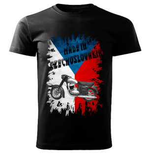 Pánské tričko černé Made in Czechoslovakia legendy  VZOR č. 20 