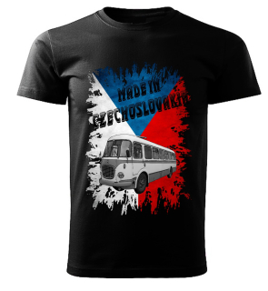 Pánské tričko černé Made in Czechoslovakia legendy  VZOR č. 29  RTO 