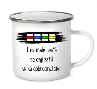 Moon River turistické značky plechový hrnek  obsah 360 ml