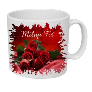 Moon River Miluji tě a růže hrnek obsah 330 ml