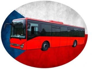 Nažehlovačka s autobusem IVECO Crossway LE RED