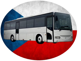 Nažehlovačka s autobusem IVECO 