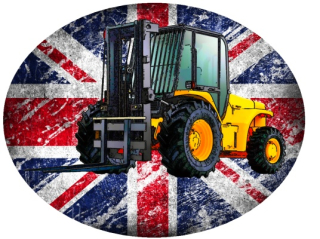 Nažehlovačka s bagrem JCB RTFL 940