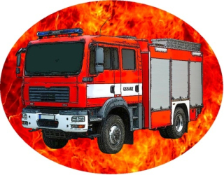 Nažehlovačka HASIČI MAN CAS 15