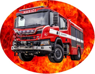 Nažehlovačka HASIČI SCANIA NEW