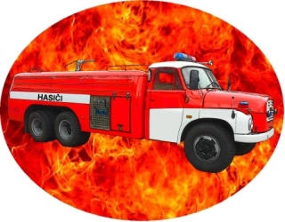 Nažehlovačka HASIČI Hasičské auto 138