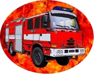 Hasičská nažehlovačka HASIČI Hasičské auto 815 
