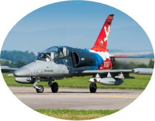 Nažehlovačka s letadlem L39 ALBATROS