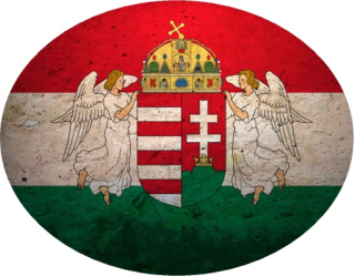 Nažehlovačka vlajka Maďarsko