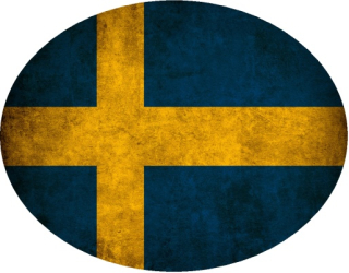 Nažehlovačka vlajka Švédsko