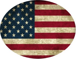 Nažehlovačka vlajka USA