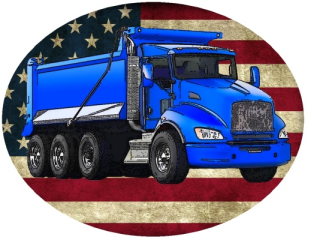 Nažehlovačka s nákladním autem Kenworth T440