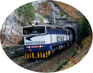 Nažehlovačka s vlakem 756.004