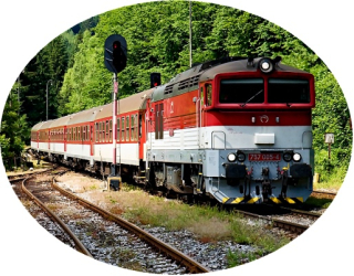 Nažehlovačka s vlakem 757 005