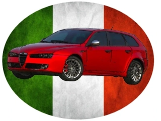 Nažehlovačka Alfa Romeo 159 Sportwagon