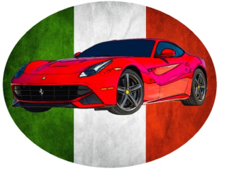 Nažehlovačka Ferrari F12 Berlinetta