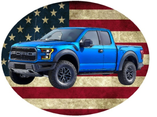 Nažehlovačka Ford F 150 Raptor