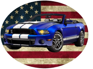 Nažehlovačka Ford Mustang Shelby GT500