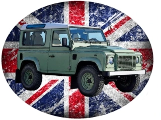 Nažehlovačka Land Rover Defender