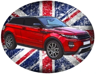 Nažehlovačka Land Rover Range Rover