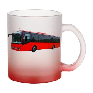 Moon River Iveco Crossway LE skleněný hrnek červený 330 ml